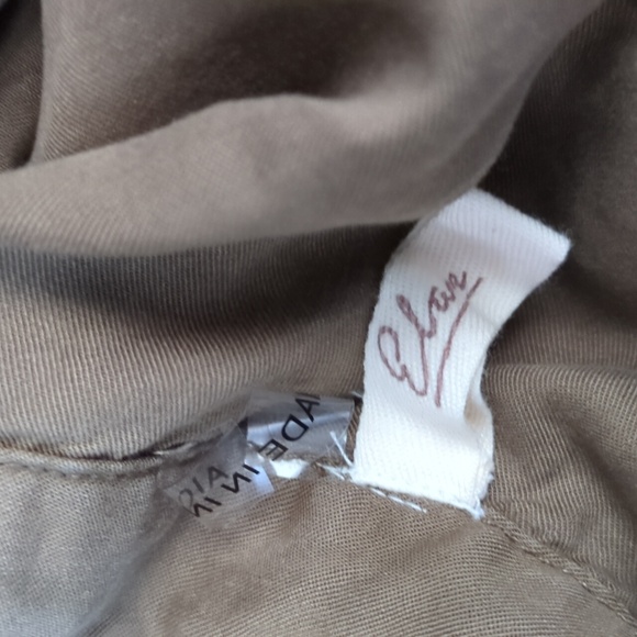 Elan Blouse long sleeve color green olives size Small - Picture 6 of 7